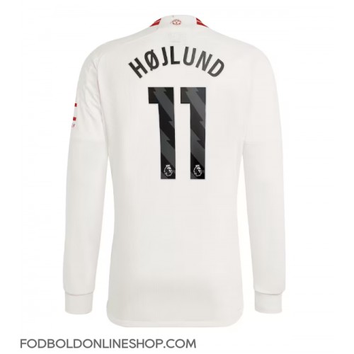 Manchester United Rasmus Hojlund #11 Tredjetrøje 2023-24 Langærmet